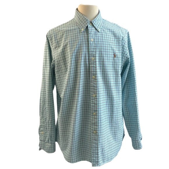 Ralph Lauren Button Down Shirt Classic Fit Long Sleeve XL - Picture 1 of 11
